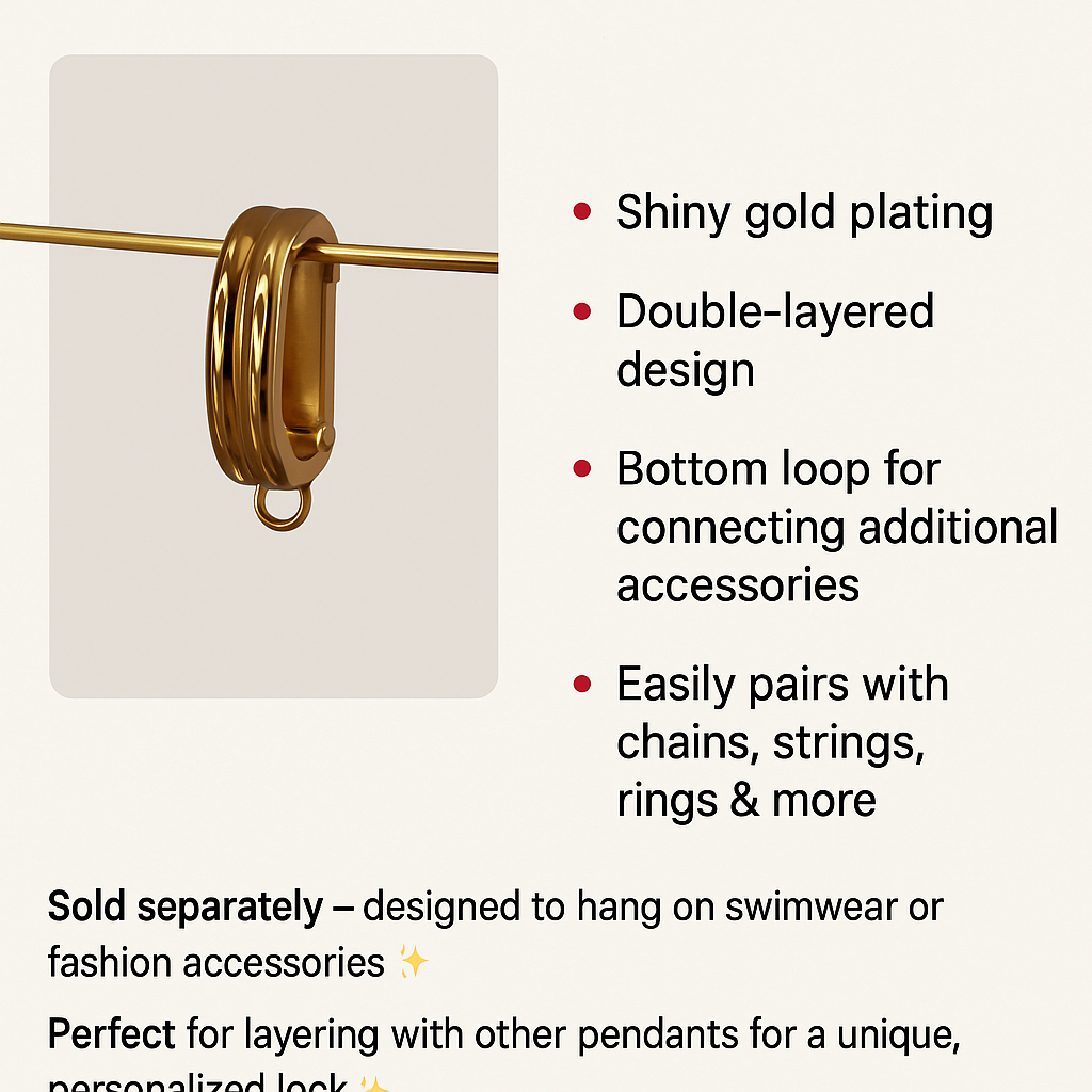 Classic Gold Plated Pendant